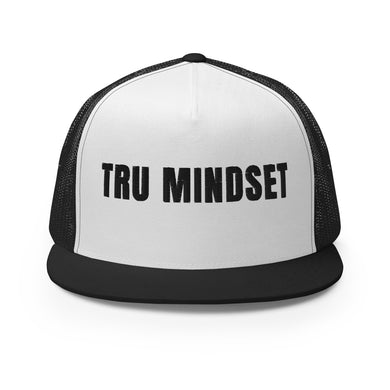 TRU MINDSET TRUCKER CAP - BLACK/WHITE