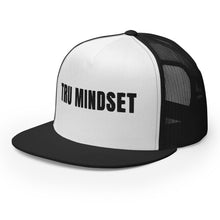 Load image into Gallery viewer, TRU MINDSET TRUCKER CAP - BLACK/WHITE