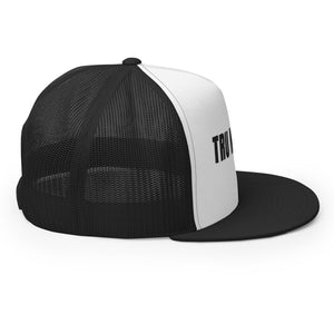 TRU MINDSET TRUCKER CAP - BLACK/WHITE