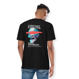 CONSTANT ELEVATION HEAVY BLACK T-SHIRT