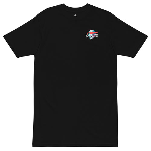 CONSTANT ELEVATION HEAVY BLACK T-SHIRT