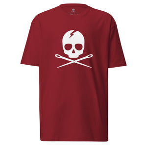 SKULL & NEEDLES PREMIUM TEE - RED/WHITE