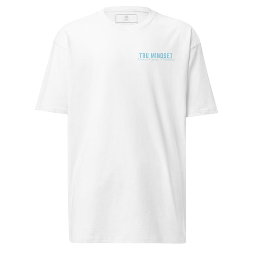 UNLEASH YOUR POTENTIAL TEE - WHITE/BLUE