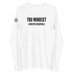 ATHLETIC ESSENTIALS LONG SLEEVE TEE - WHITE