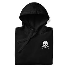 Load image into Gallery viewer, SKULL THREADS LOGO UNISEX HOODIE - BLACK